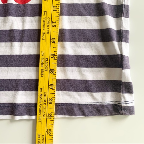 🌸New🌸 Calvin Klein Jeans Striped Crop Tee S NWT - Picture 7 of 7